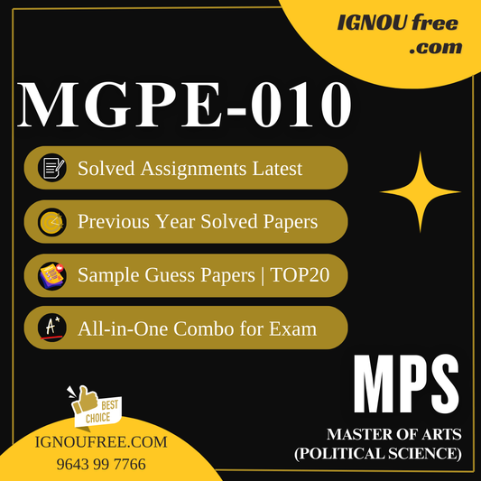 IGNOU MGPE-010 | Conflict Management, Transformation & Peace Building – Solved Previous Year Papers, Assignment Support, Guess Papers & Top 20 Questions | MA Gandhi and Peace Studies