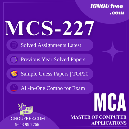 IGNOU MCS-227 | Cloud Computing and IoT – Solved Previous Year Papers, Assignment Support, Guess Papers & Top 20 Questions | Master of Computer Applications