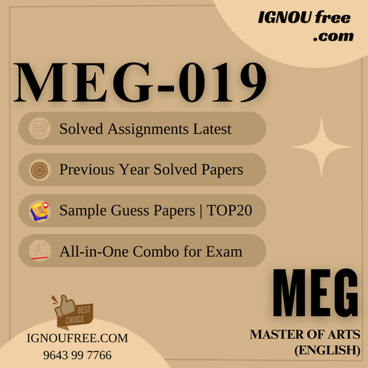 IGNOU MEG-19 | Australian Novel – Solved Previous Year Papers, Assignment Support, Guess Papers & Top 20 Questions | MA English