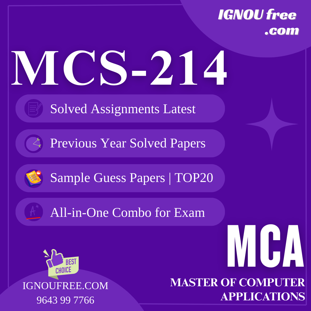 IGNOU MCS-214 | Professional Skills and Ethics – Solved Previous Year Papers, Assignment Support, Guess Papers & Top 20 Questions | Master of Computer Applications