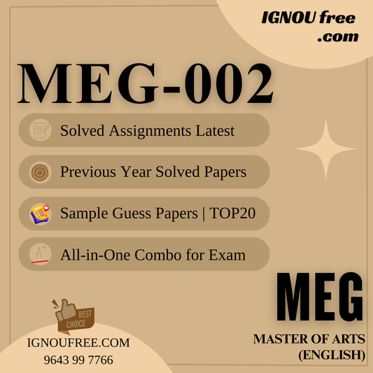 IGNOU MEG-02 | British Drama – Solved Previous Year Papers, Assignment Support, Guess Papers & Top 20 Questions | MA English