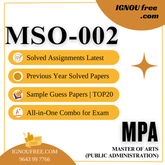 IGNOU MSO-002 | Research Methodologies & Methods – Solved Previous Year Papers, Assignment Support, Guess Papers & Top 20 Questions | MA Sociology